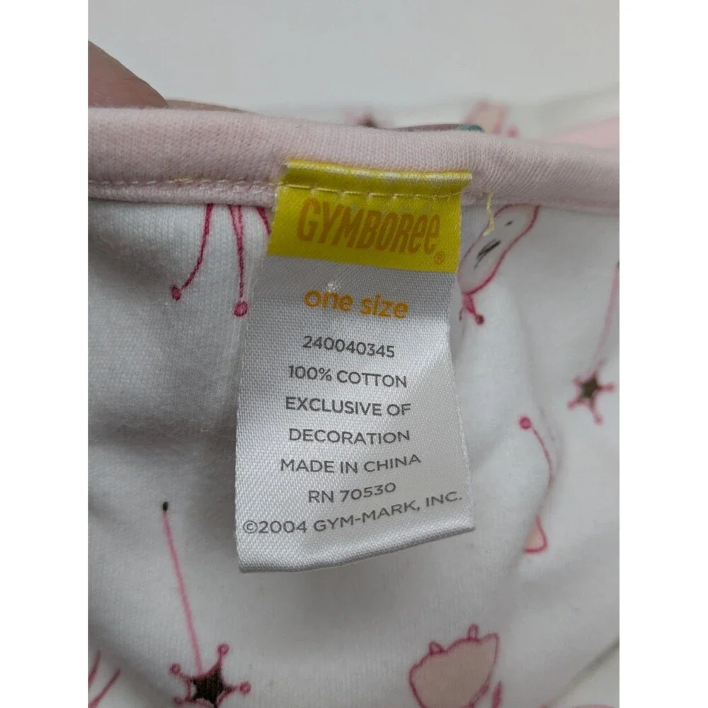 Gymboree PINK PRINCESS Summer 2005 Receiving Baby Blanket Cotton Crown Vintage